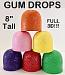 Giant Foam Gumdrop Props - 8 Inch