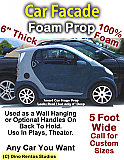 Car Facade Foam Prop Display