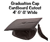 Graduation Cap Cardboard Cutout Standup Prop