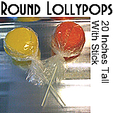 Big Round Lollipop - 20 Inches Tall