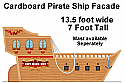Pirate's Revenge - Cardboard Facade Pirate Treasure Ship