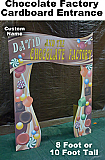 Chocolate Factory Entrance Cardboard Cutout Standup Prop
