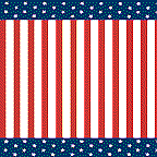 Cardboard Roll - Stars and Stripes - 48" x 25'